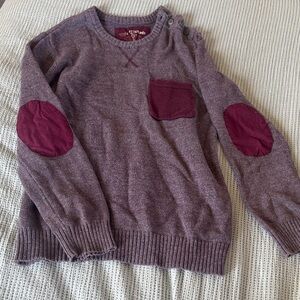 Epic Threads Women's Maroon Sweater with Elbow Patches